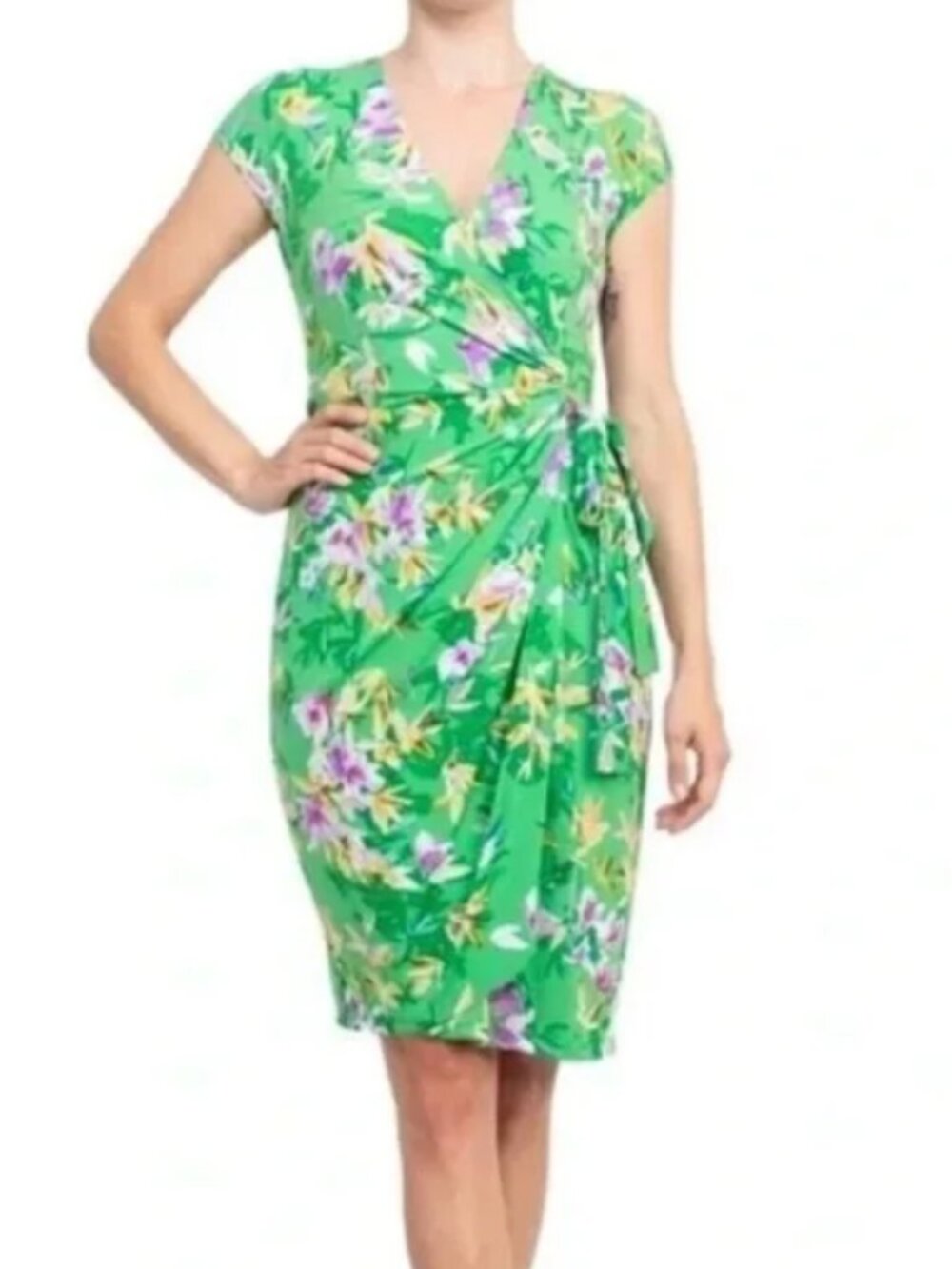 Maggie London Wrap Around Dress - Picture 8 of 8